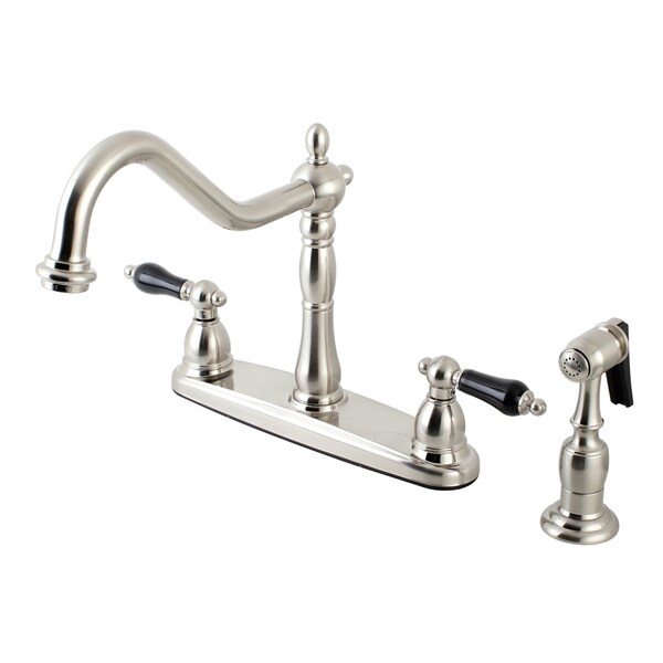 Kingston Brass Duchess Centerset Kitchen Faucet, Brushed Nickel KB1758PKLBS - main
